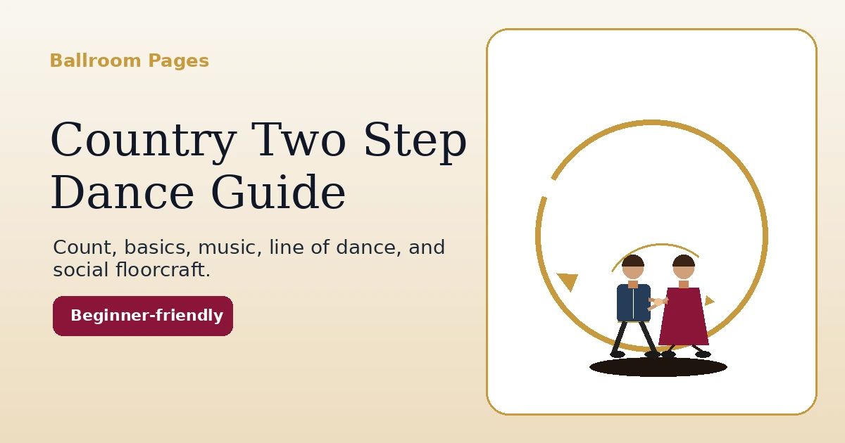 Country Two Step Guide: Count, Basics & Music | Ballroom Pages